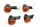 Clignotants noirs et orange avant arrière gauche droite Harley Davidson universell
