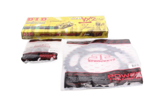 Chain kit, sprocket, chainring, X-ring drive chain Honda NC 750 SD DCT RC88 16-20