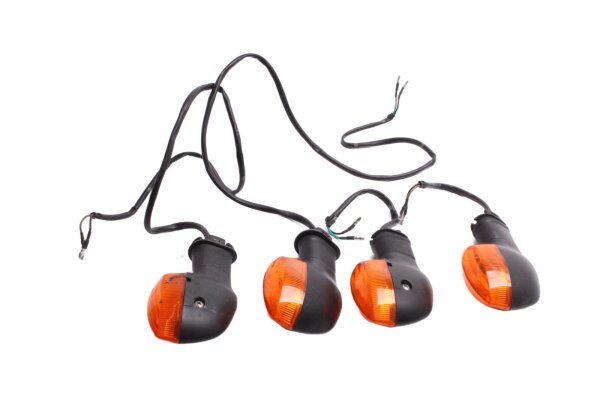 Front and rear left and right indicator set, orange housing Yamaha FZ8 800 N 11-11
