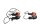 Front and rear left and right indicator set, orange housing Yamaha FZ8 800 N 11-11