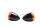 Rear turn signal set, left and right, universal, black Harley Davidson universell