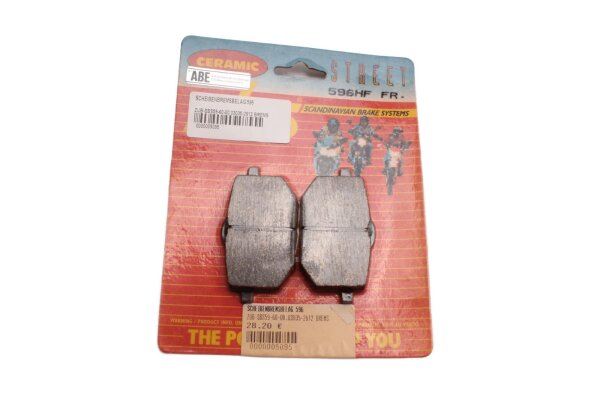Front ceramic disc brake pads 596HF SBS universal Zubehör