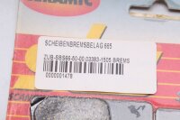 keraamiset levyjarrupalat, etujarrupalat, jarrukengät 665HF universal Zubehör