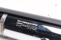 Uitlaatdemper chroom zwart geluiddemper uitlaatsysteem Harley Davidson universell