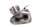 Silencieux déchappement, système déchappement à double sortie K 621 Kawasaki Z 800 ZR800C 13-16