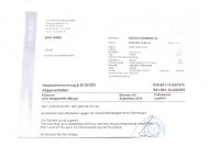 Typeplaat Duitse documenten Suzuki GSF 1200 Bandit WVA9 01-05