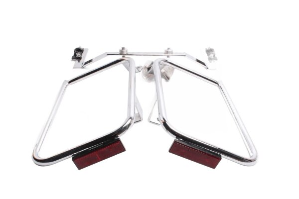 Kofferhalter Gepäckträger chrom Reflektor hinten Triumph Thunderbird 1600 17-17