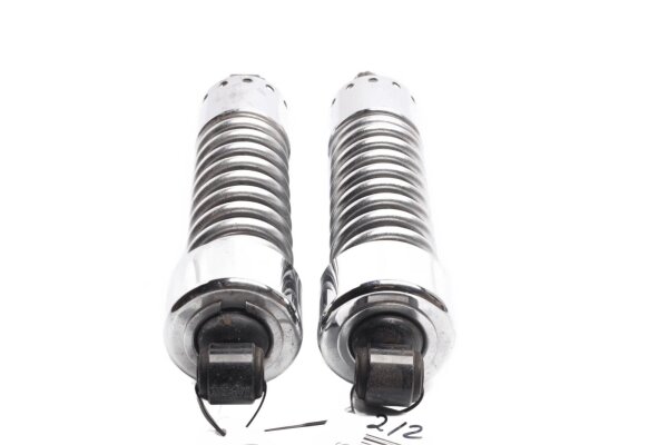 Rear left and right strut pair, chrome shock absorbers Harley Davidson universell