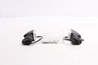 Front turn signal pair, left and right, tinted, clear glass, orange Yamaha YZF-R 125 A 24-24