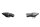 Front turn signal pair, left and right, tinted, clear glass, orange Yamaha YZF-R 125 A 24-24