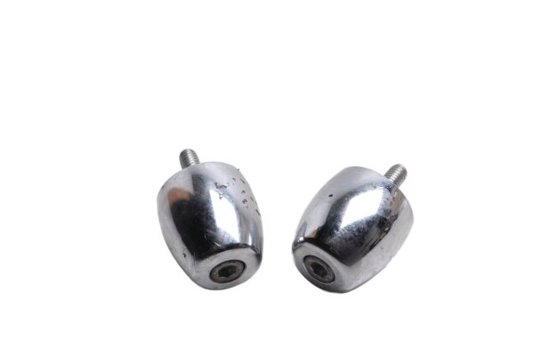 Lenkergewicht Paar Chrom links rechts Suzuki GSF 1200 Bandit WVA9 01-05