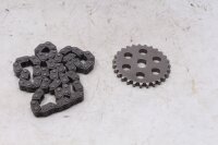 Catena della pompa dellolio, pignone di trasmissione, set di catene Honda NT 650 V Deauville RC47 98-01