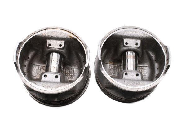 Pistone con fasce elastiche, spinotto per cilindro Honda NT 650 V Deauville RC47 98-01