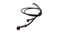 Steel braided brake line set front left Honda XRV 750 Africa Twin RD04 90-92