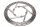 Front drilled brake disc, 5.1mm TRW disc brake BMW F 650 CS K14 02-05