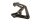 Rear left footrest bracket, passenger seat Honda XRV 750 Africa Twin RD04 90-92