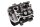 Culasse complète, cache-culbuteurs arrière Honda NT 650 V Deauville RC47 98-01