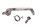 Bremshebel hinten Fussbremse Hebel Aufnahme BMW K 1200 R K12R K43 0584 05-08
