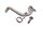 Bremshebel hinten Fussbremse Hebel Aufnahme BMW K 1200 R K12R K43 0584 05-08