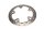 Bremsscheibe gelocht hinten 4,6mm Bremssystem BMW K 1200 R K12R K43 0584 05-08