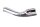 Terminale di scarico cromato, scudo termico posteriore Honda NT 650 V Deauville RC47 98-01