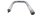 Right crash bar, chrome, impact protection bar Moto Guzzi California 3 VW 87-94
