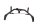 Front fairing frame bracket, stable antlers Honda NT 650 V Deauville RC47 98-01