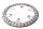 Geperforeerde remschijf achter met ABS-ring Honda NT 650 V Deauville RC47 98-01