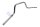 Lenker Chrom gerändelt Rohr hochgezogen Honda NT 650 V Deauville RC47 98-01