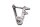 Footrest bracket support plate, front right Aprilia SL 1000 Falco ZD4PA 99-04
