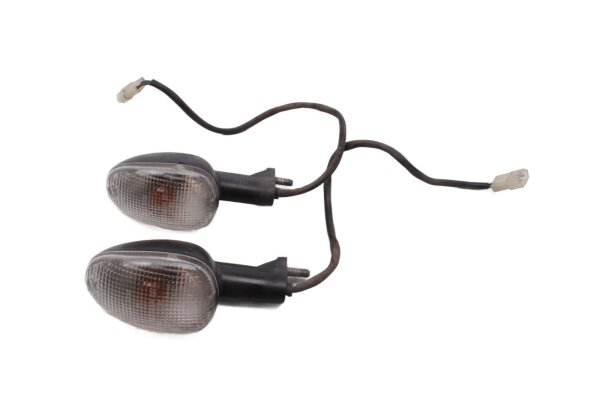 Par de intermitentes traseros, izquierdo y derecho, cristal ahumado Aprilia SL 1000 Falco ZD4PA 99-04