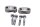 Styrklemmer, styrholdere, klemmeklodser med Honda NX 650 Dominator RD08 95-02