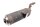 Udstødningsdæmper højre side lyddæmper udstødningsrør Honda NX 650 Dominator RD08 95-02