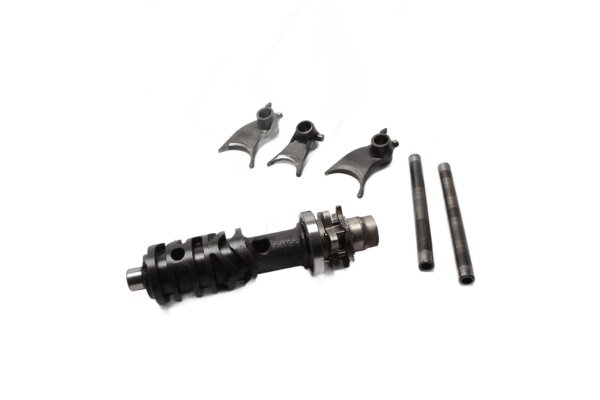 Shift drum, shift forks, shift rods, gearbox Honda CBX 650 RC13 83-87
