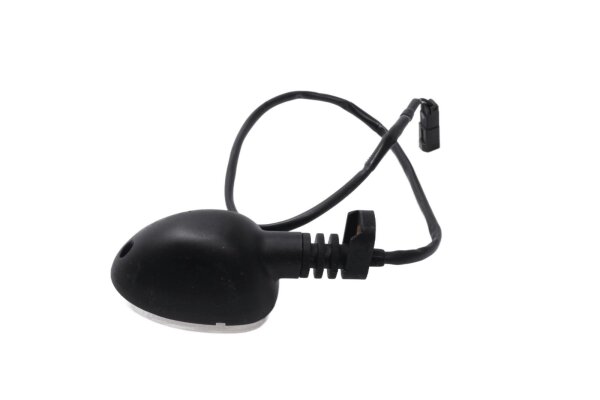 Blinker klar Linse Glühlampe schwarz universal Motorrad Triumph universell