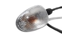Blinker klar Linse Glühlampe schwarz universal Motorrad Triumph universell