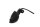 Blinker klar Linse Glühlampe schwarz universal Motorrad Triumph universell