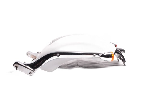 FXSB rear fender mud flaps turn signals Harley Davidson universell