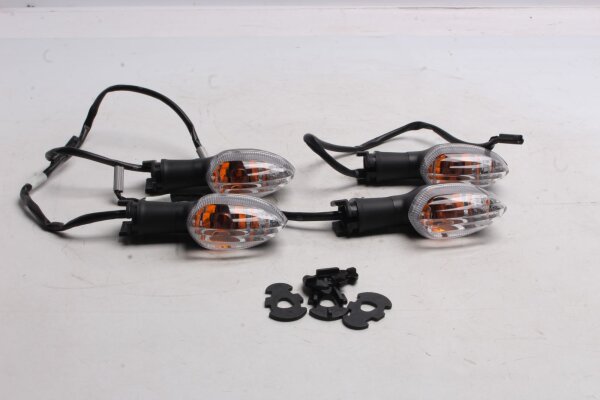 Turn signal set clear glass front left right pair Yamaha XSR 900 A 20-20