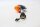 Blinker Chrom Gehäuse orange Glas Universal Halter Gummi Triumph universell