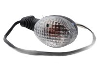 Blinker klar Linse Glühlampe schwarz universal Motorrad Triumph universell
