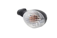Knipperlichtlamp met heldere lens, zwart, universeel, motorfiets Triumph universell