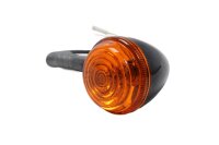 Blinker Gehäuse schwarz Glas orange Universal M8 Anschluss Triumph universell