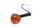 Blinker Gehäuse schwarz Glas orange Universal M8 Anschluss Triumph universell