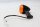 Blinker Gehäuse schwarz Glas orange Universal M8 Anschluss Triumph universell