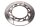 Front brake disc, drilled round, slotted ventilation Honda CBX 650 RC13 83-87