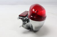 Rücklicht Gehäuse Reflektor Bremslicht universal rot chrom Triumph universell