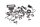 Screw set, brackets, small parts, assembly kit Aprilia SL 1000 Falco ZD4PA 99-04