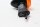 Blinker orange rund klassisch universal schwarz Chrom Triumph universell