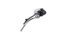 Kromad blinkersarm, klassisk bil, svarttonat glas Triumph universell